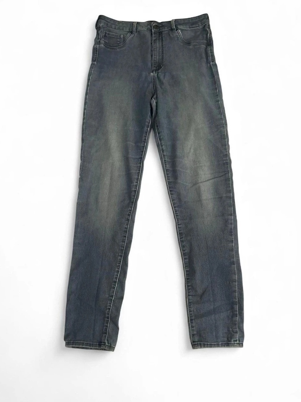 H&M Super Skinny High Waist Jeans Gray Waist 33W/34L